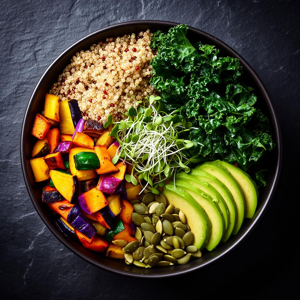 A vibrant healthy bowl